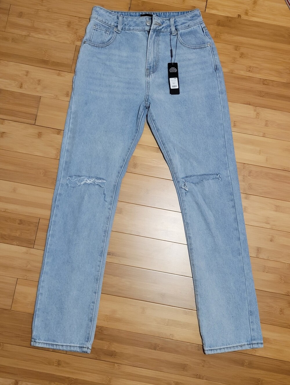 Fashion Nova Tall Slouch Fit Jeans Size 1 NWT